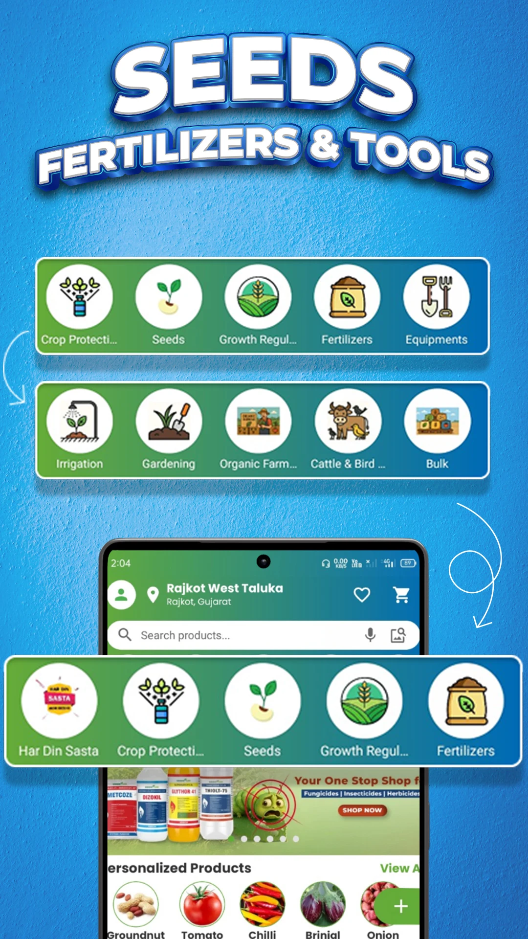 AgriBegri Kisan Krishi App screenshot